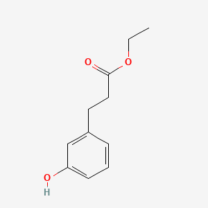 Chemical structure of Ethyl 3-(3-hydroxyphenyl)propanoate