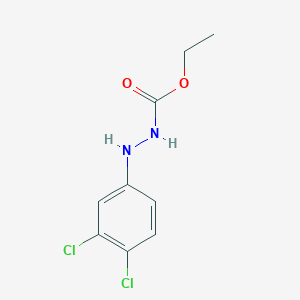 Chemical structure of Ethyl 3-(3,4-Dichlorophenyl)carbazate