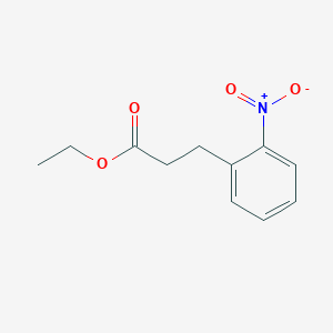Chemical structure of Ethyl 3-(2-Nitrophenyl)propanoate