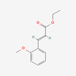 Chemical structure of Ethyl 3-(2-methoxyphenyl)acrylate