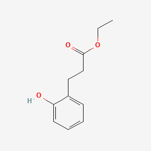 Chemical structure of Ethyl 3-(2-hydroxyphenyl)propanoate