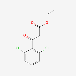 Chemical structure of ETHYL 3-(2,6-DICHLOROPHENYL)-3-OXOPROPANOATE