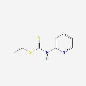 Chemical structure of Ethyl 2-Pyridyldithiocarbamate