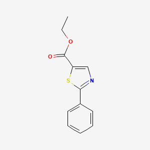Chemical structure of Ethyl 2-phenylthiazole-5-carboxylate