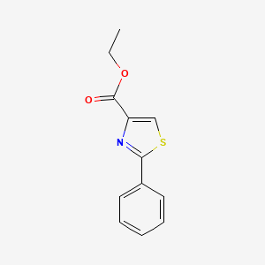 Chemical structure of Ethyl 2-phenylthiazole-4-carboxylate