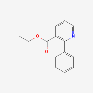Chemical structure of 2-Phenyl-nicotinic acid ethyl ester