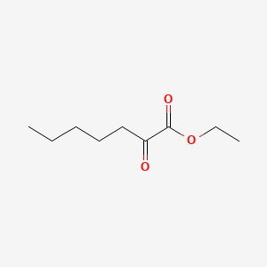 Chemical structure of Ethyl 2-oxoheptanoate
