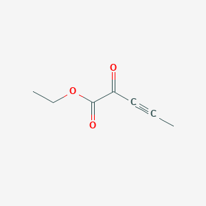 Chemical structure of Ethyl 2-oxo-3-pentynoate