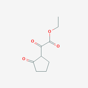 Chemical structure of Ethyl 2-oxo-2-(2-oxocyclopentyl)acetate