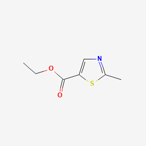 Chemical structure of Ethyl 2-methylthiazole-5-carboxylate