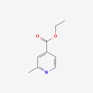 Chemical structure of Ethyl 2-methylisonicotinate
