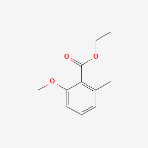 Chemical structure of Ethyl 2-Methoxy-6-methylbenzoate