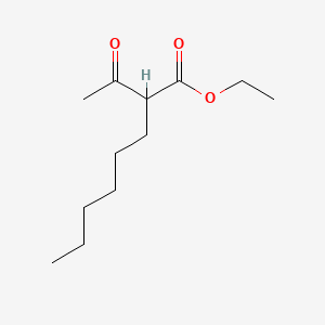 Chemical structure of Ethyl 2-acetyloctanoate