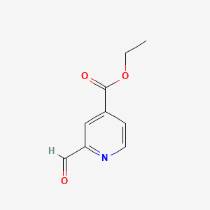 Chemical structure of Ethyl 2-formylisonicotinate