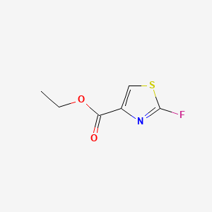Chemical structure of Ethyl 2-Fluorothiazole-4-carboxylate