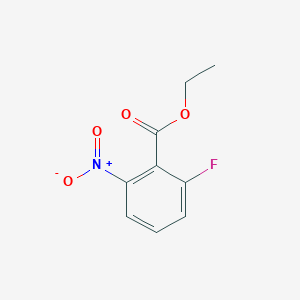 Chemical structure of Ethyl 2-Fluoro-6-nitrobenzoate