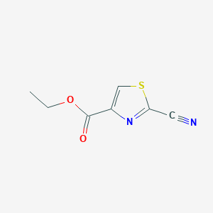 Chemical structure of Ethyl 2-cyanothiazole-4-carboxylate