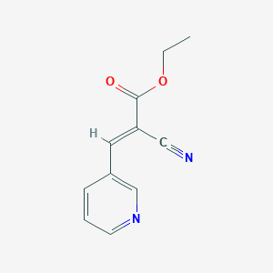 Chemical structure of Ethyl 2-Cyano-3-(3-pyridyl)acrylate