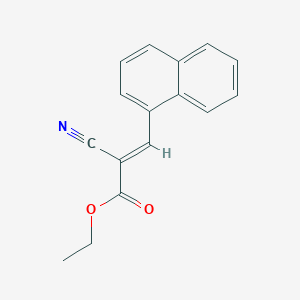 Chemical structure of Ethyl 2-Cyano-3-(1-naphthalenyl)acrylate