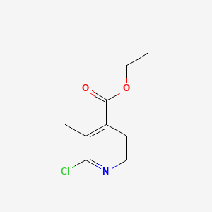 Chemical structure of Ethyl 2-chloro-3-methylisonicotinate