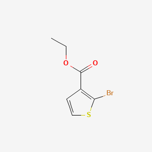 Chemical structure of Ethyl 2-bromothiophene-3-carboxylate