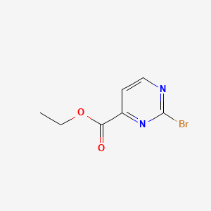 Chemical structure of Ethyl 2-bromopyrimidine-4-carboxylate