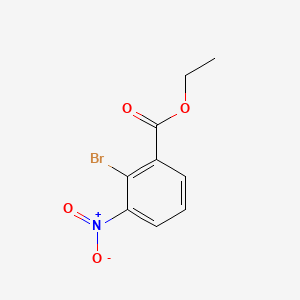 Chemical structure of Ethyl 2-bromo-3-nitrobenzoate
