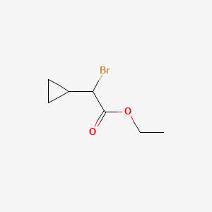 Chemical structure of Ethyl 2-bromo-2-cyclopropylacetate