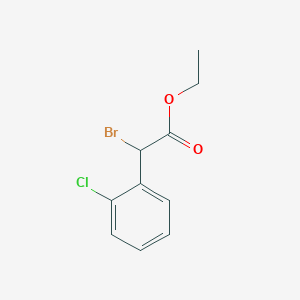 Chemical structure of Ethyl 2-bromo-2-(2-chlorophenyl)acetate