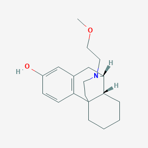Chemical structure of ethyl 2-benzyl-2-azaspiro[4.5]decane-4-carboxylate