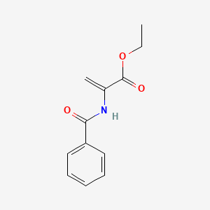 Chemical structure of Ethyl 2-benzamidoacrylate