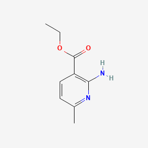 Chemical structure of Ethyl 2-amino-6-methylnicotinate