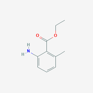 Chemical structure of Ethyl 2-amino-6-methylbenzoate