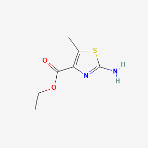 Chemical structure of Ethyl 2-amino-5-methylthiazole-4-carboxylate