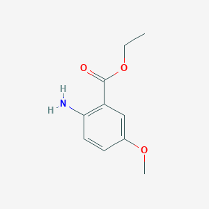 Chemical structure of Ethyl 2-amino-5-methoxybenzoate