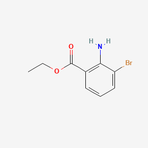 Chemical structure of Ethyl 2-amino-3-bromobenzoate