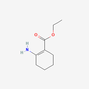Chemical structure of Ethyl 2-Amino-1-cyclohexene-1-carboxylate