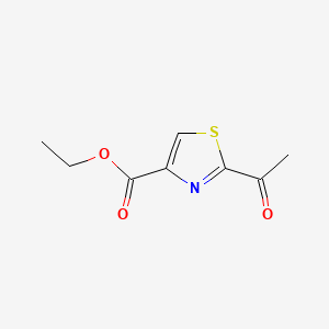 Chemical structure of Ethyl 2-acetylthiazole-4-carboxylate