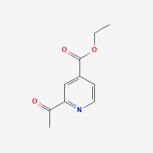 Chemical structure of Ethyl 2-acetylisonicotinate