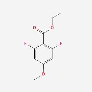 Chemical structure of Ethyl 2,6-difluoro-4-methoxybenzoate
