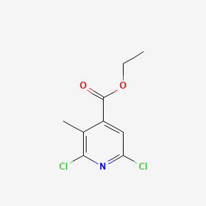 Chemical structure of Ethyl 2,6-dichloro-3-methylisonicotinate