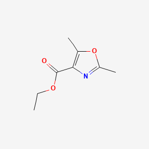 Chemical structure of Ethyl 2,5-dimethyloxazole-4-carboxylate