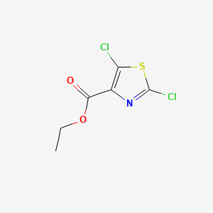 Chemical structure of Ethyl 2,5-dichlorothiazole-4-carboxylate