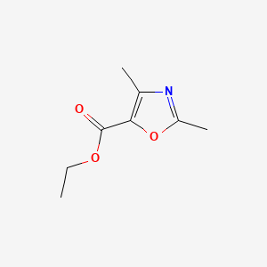 Chemical structure of ETHYL 2,4-DIMETHYLOXAZOLE-5-CARBOXYLATE