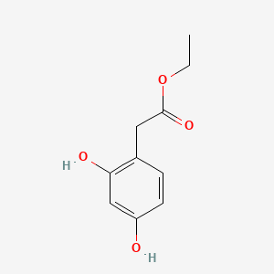Chemical structure of Ethyl 2,4-dihydroxyphenylacetate