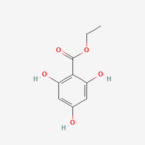 Chemical structure of Ethyl 2,4,6-trihydroxybenzoate