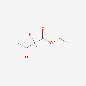 Chemical structure of ETHYL 2,2-DIFLUOROACETOACETATE
