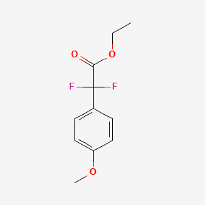 Chemical structure of Ethyl Difluoro-(4-methoxyphenyl)acetate