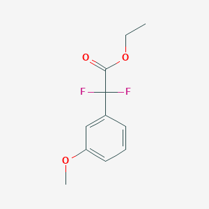 Chemical structure of Ethyl Difluoro-(3-methoxyphenyl)acetate
