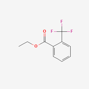 Chemical structure of Ethyl 2-(trifluoromethyl)benzoate